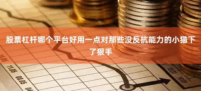 股票杠杆哪个平台好用一点对那些没反抗能力的小猫下了狠手
