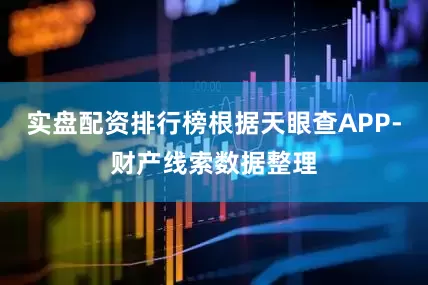 实盘配资排行榜根据天眼查APP-财产线索数据整理